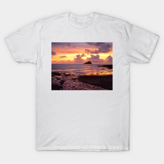 Great Mew Stone Sunset T-Shirt by galpinimages